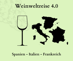 
                  
                    Weinweltreise 4.0 - Südeuropa: Entdecken Sie die Weine aus Spanien, Italien und Frankreich
                  
                