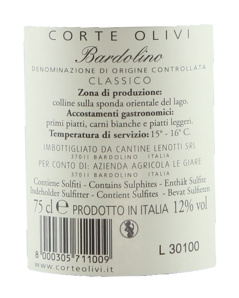 
                  
                    Bardolino Classico DOC Corte Olivi
                  
                
