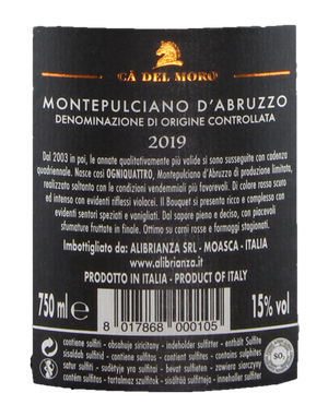
                  
                    ‘Ca´ del Moro’ - 2019 Ogniquattro Montepulciano d´Abruzzo DOC
                  
                