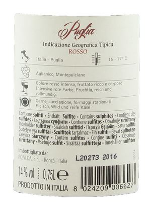 
                  
                    Ripa Sotto-Rosso della Puglia I.G.T.
                  
                