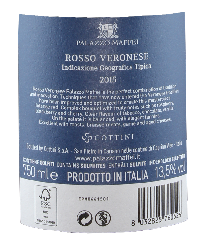 
                  
                    Rosso Veronese IGT / Azienda Agricola Palazzo Maffei
                  
                