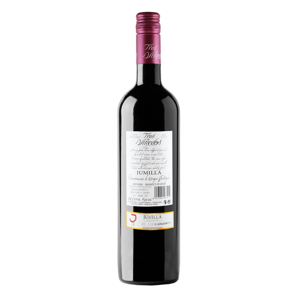 
                  
                    Tres Vinedos DOP Bodegas Olivares
                  
                